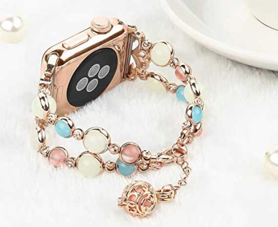 Luminous Pearl Armbåndsrem til Apple Watch