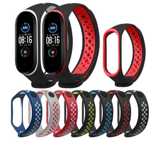 Bakeey-tofarvede stropper til mi Band 5