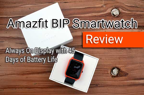 Amazfit BIP Review - Altid på skærmen med 45 dages batterilevetid
