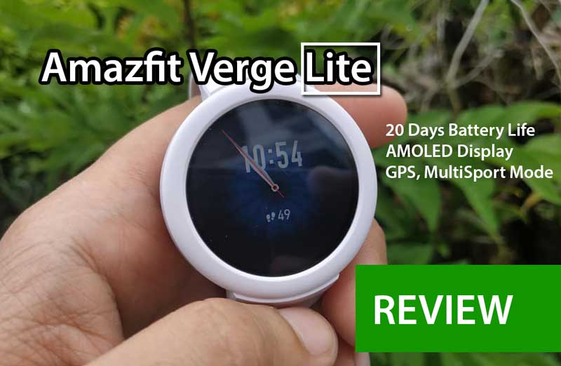 [Anmeldelse] Amazfit Verge Lite - Budget Smartwatch til fitnesselskere