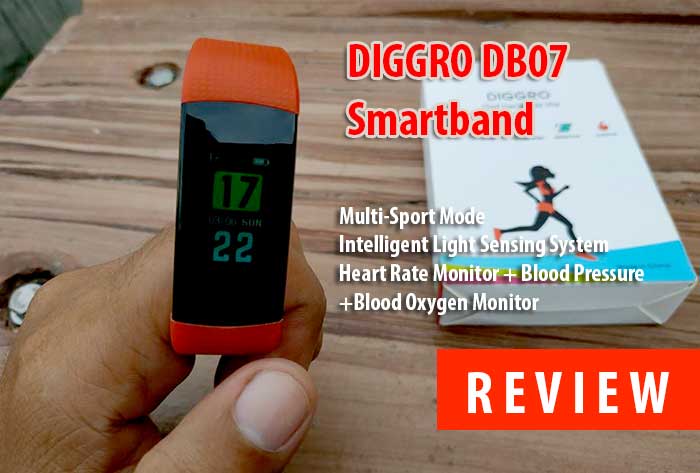 [Anmeldelse] Diggro DB07 Fitness Tracker –Et smartband med HRM + BPM