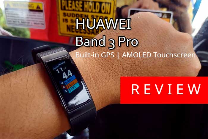 [Anmeldelse] Huawei Band 3 Pro Smartband - MultiSport + GPS Fitness Tracker