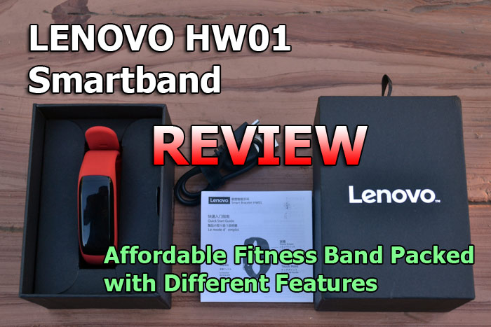 [Review] Lenovo HW01 Smartband-overkommeligt Smart Fitness Band