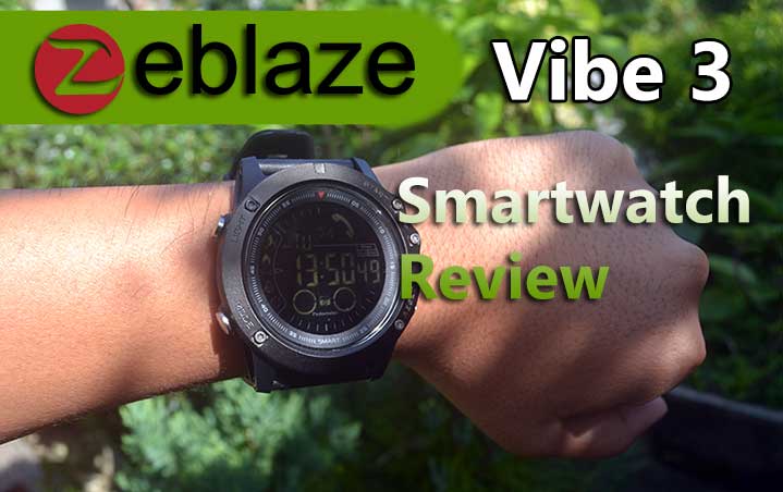 Zeblaze Vibe 3 Review F 33 m neders batterilevetid