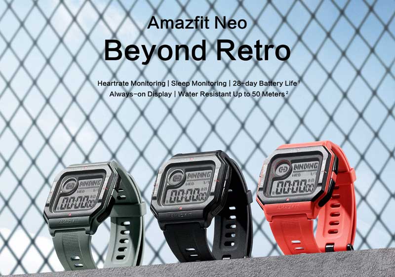 Amazfit Neo Smart Watch - Gennemgang af funktioner