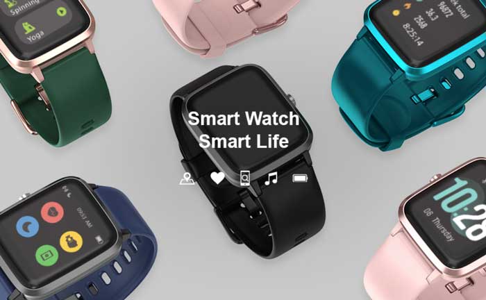 Anbes Smart Watch - Let, Sporty Fitness Bærbar
