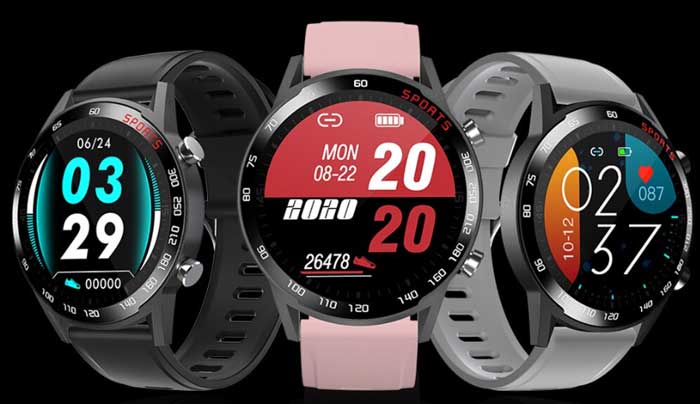 E50 Smartwatch - Sporty enhed med kropstemperaturføler
