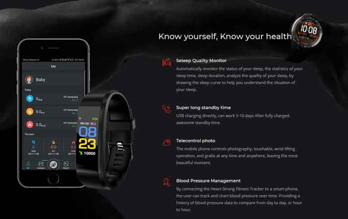 HeartStrong Fitness Tracker - Indledende gennemgang af dets funktionstilbud