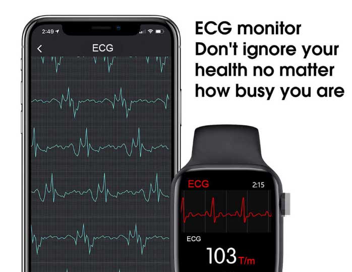 EKG-monitor-til-IWO-W46-smartwatch