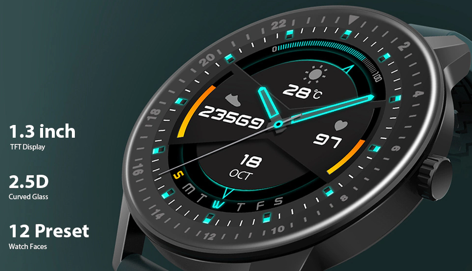 visning af Kospet Magic 2 smartwatch