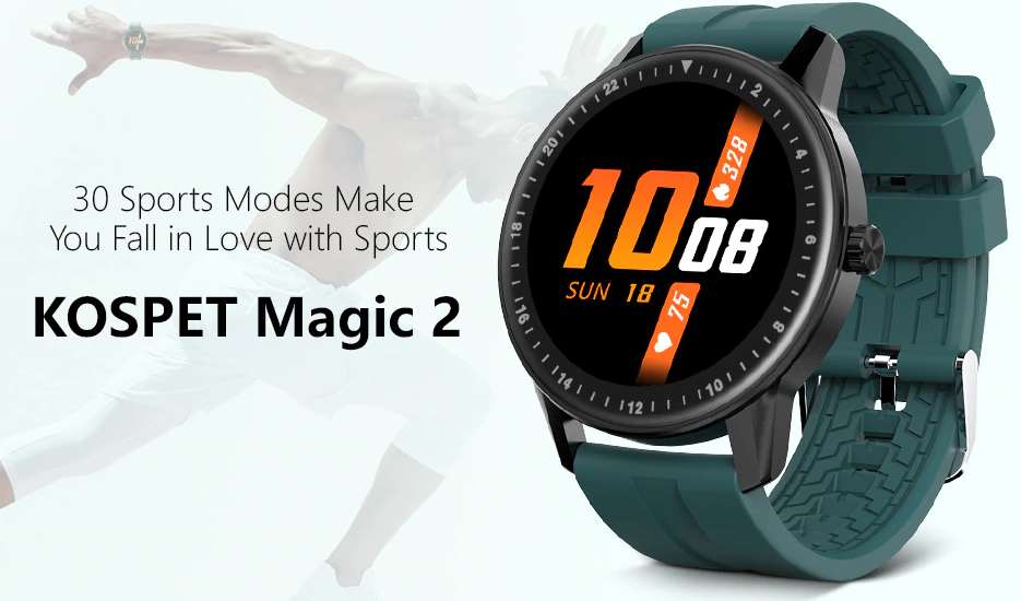 Kospet Magic 2 Smartwatch - Gennemgang af funktioner, 30 Sports Mode!