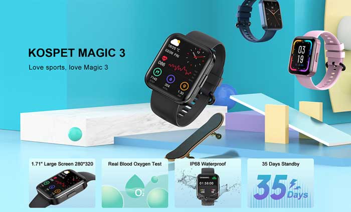 Kospet-Magic-3-smartwatch