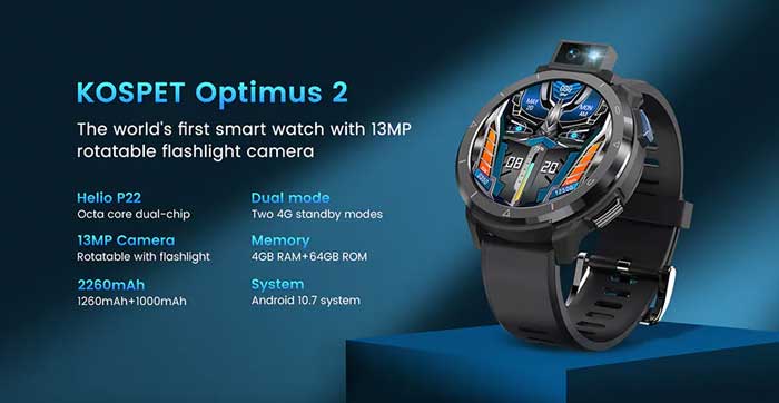 Kospet Optimus 2 Smartwatch - Gennemgang af funktioner