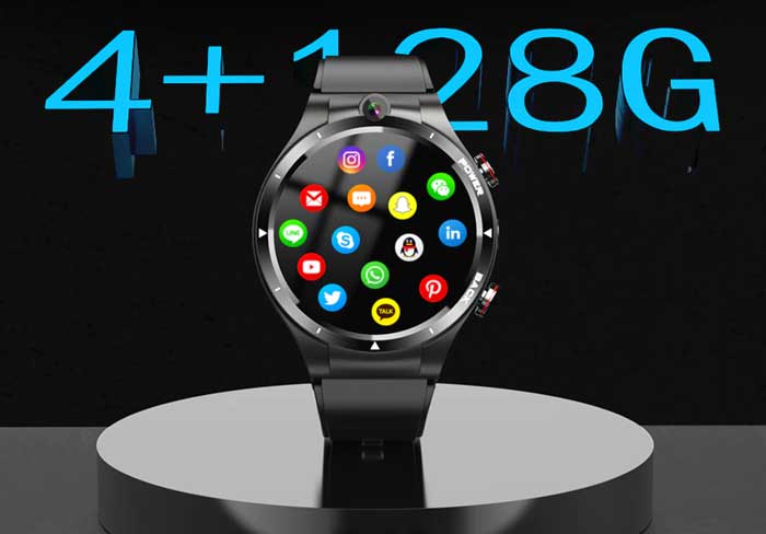 LEMFO LEM15 Smartwatch - Største lagerplads til Smartwatch 128 GB