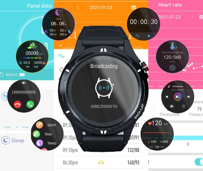 LOKMAT-Comet-3-smartwatch-funktioner