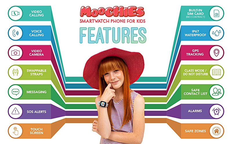 Moochies-Smartwatch-funktioner