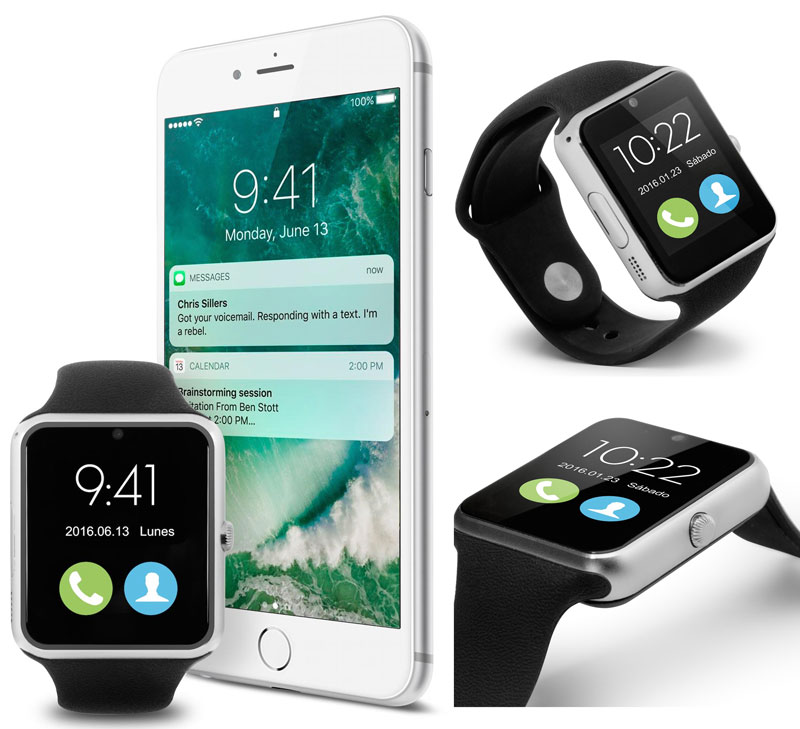 Nueboo Smartwatch 4EVER enkel med opkaldsfunktion