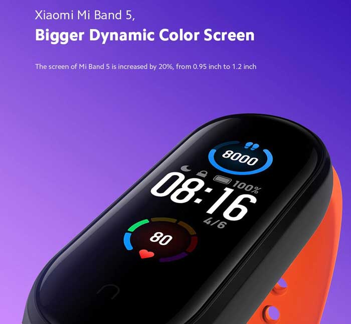 Xiaomi Mi Band 5 specifikationer