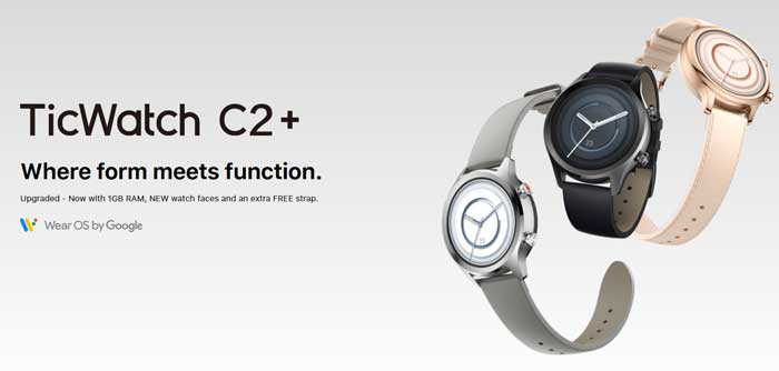 Ticwatch C2 + Smartwatch - Gennemgang af funktioner