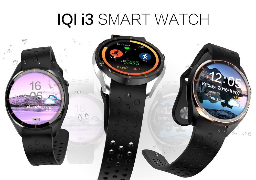 iQi i3 Android Smartwatch Nu tilgængelig til forudbestilling