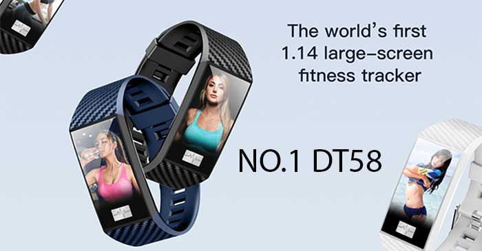 DT nr. 1 DT58 verdens første fitness-tracker med stor skærm