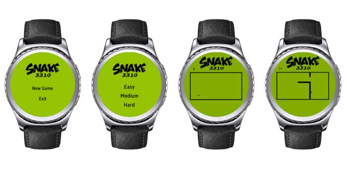 slange 3310 smartwatch-app