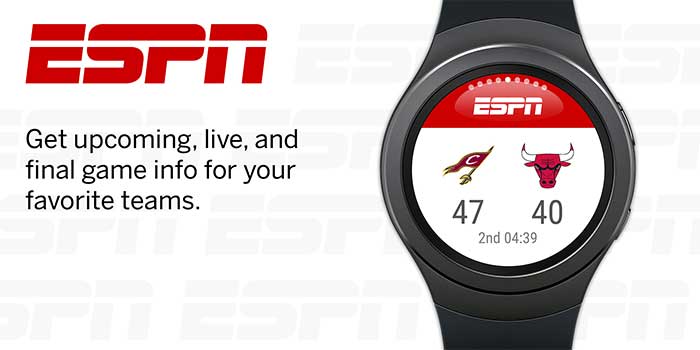 ESPN-app til Galaxy Watch Active 2