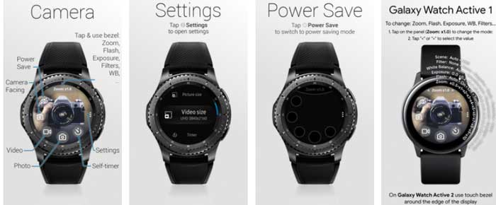 Camera One-app til Samsung Galaxy Watch Active