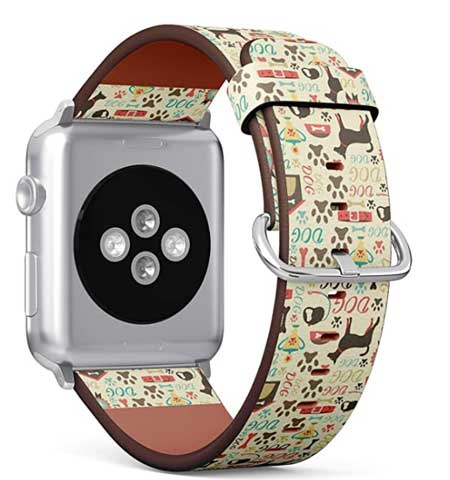Retro udskiftningsrem til hund til Apple Watch