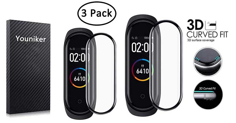Skærmbeskytter til Mi band 4