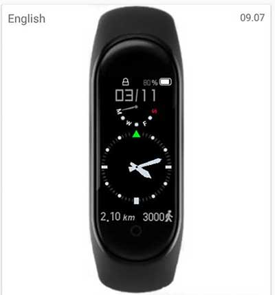 analog urskive til Mi Band 4