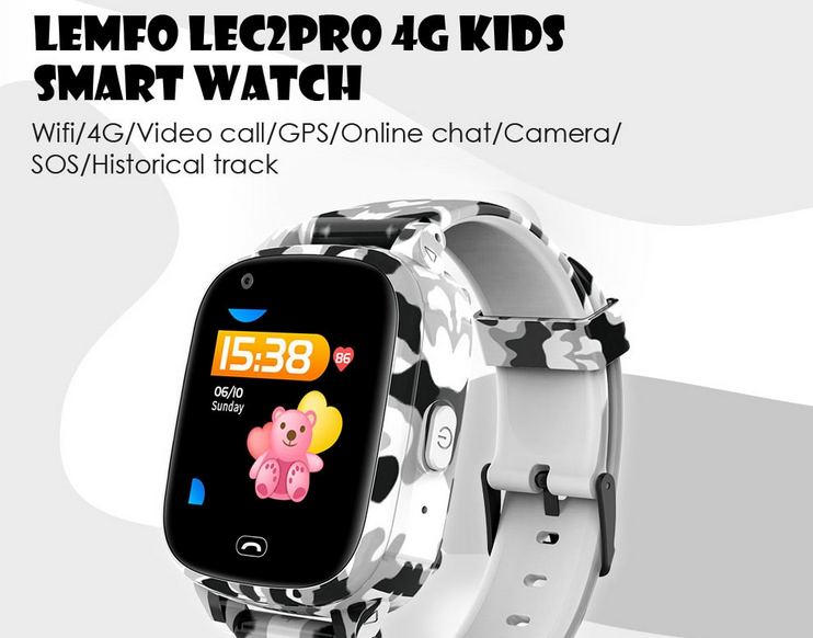 LEMFO LEC2 Pro Smartwatch til børn - Gennemgang af funktioner