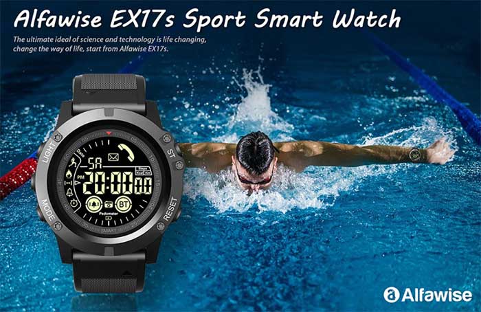 Alfawise EX17S Sports Smartwatch - Kuponkode
